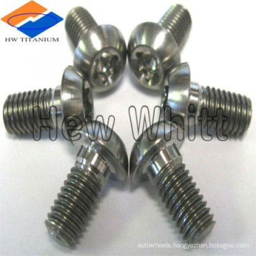 High strength GR5 m8 titanium screw button head